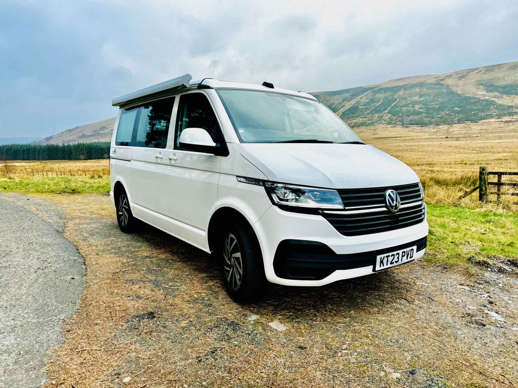 A VW T6 California Campervan called Maggie and for hire in Glasgow, Glasgow