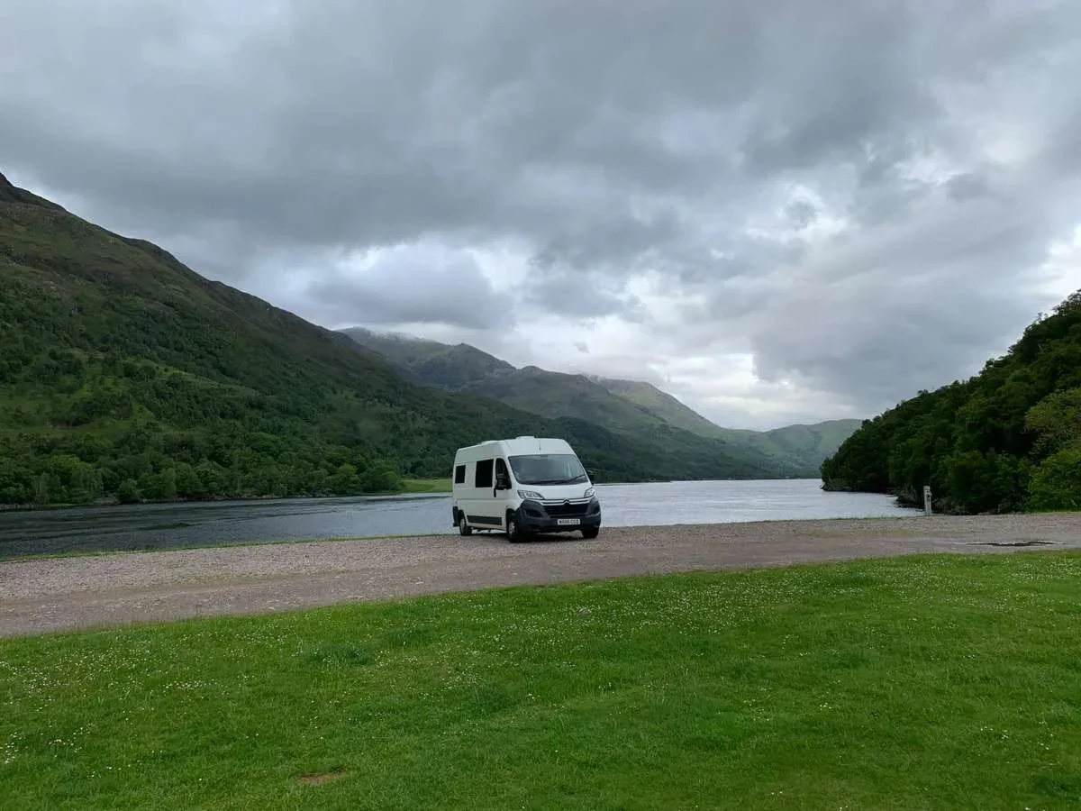 A Citroen Campervan called GLEN and for hire 