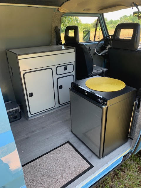 A VW T3 Campervan called Blue-Westfalia-Camper and for hire in Podgorica, Montenegro