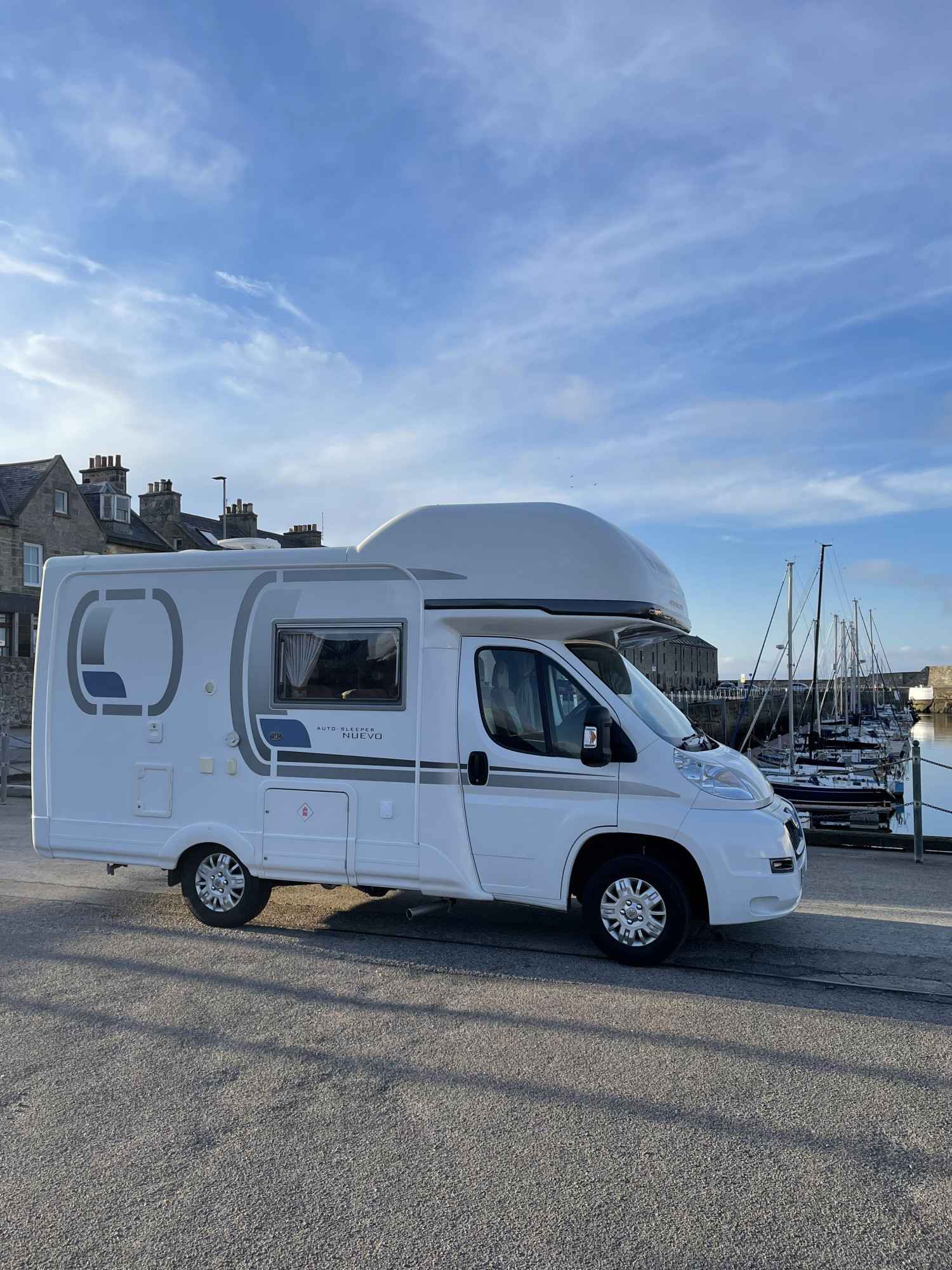 A Auto Sleepers Motorhome called Lisa and for hire in Hopeman , Moray