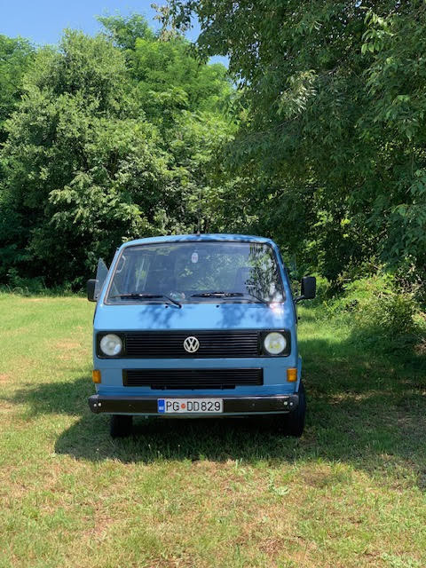 A VW T3 Campervan called Blue-Westfalia-Camper and for hire in Podgorica, Montenegro