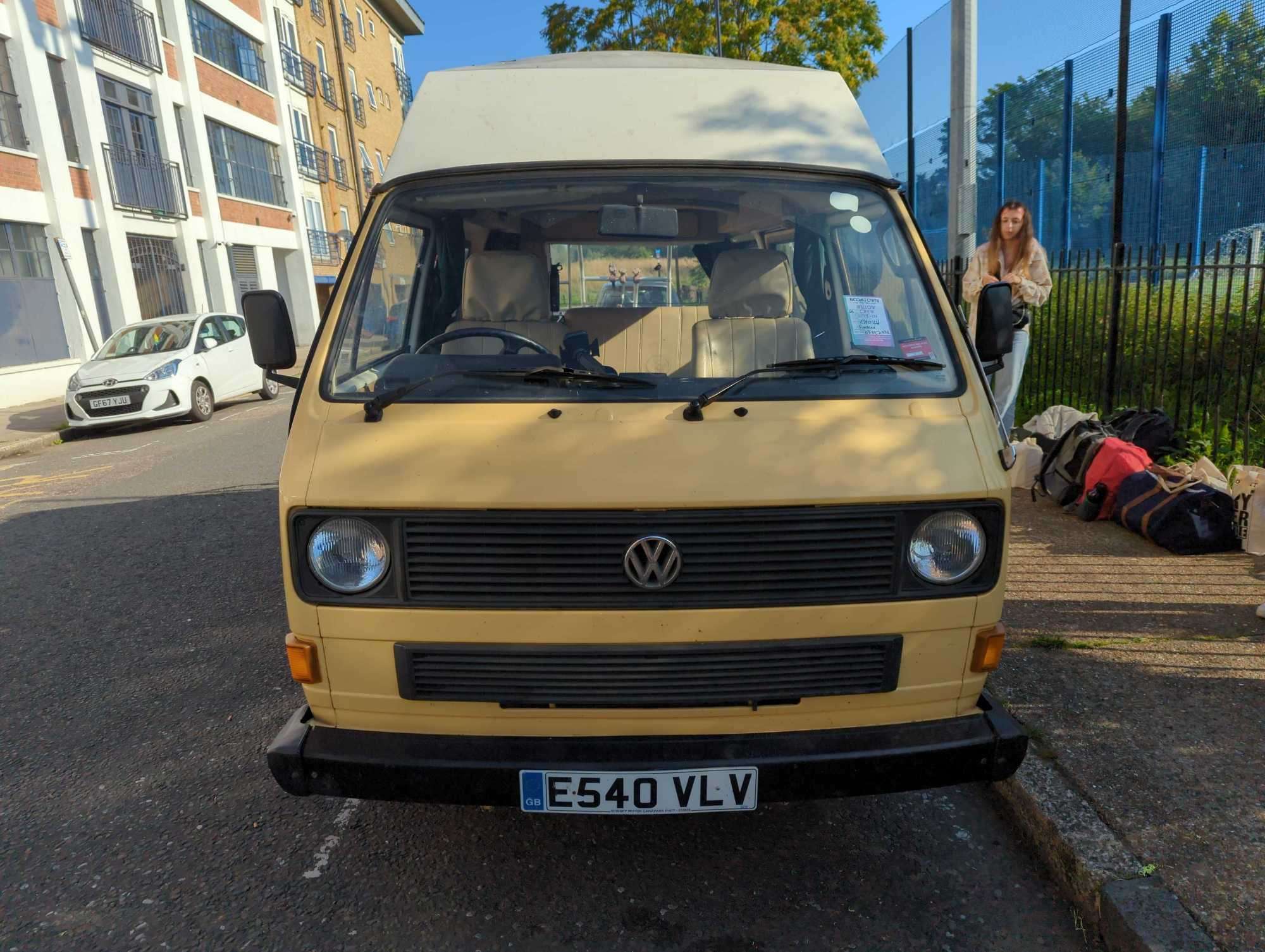 A VW T3 Campervan called Frieda and for hire in London, London
