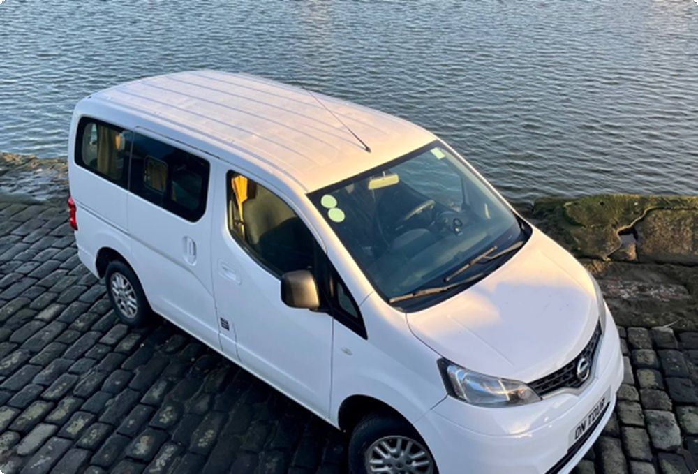 A VW T4 Campervan called Compact and for hire in Edinburgh, Scotland
