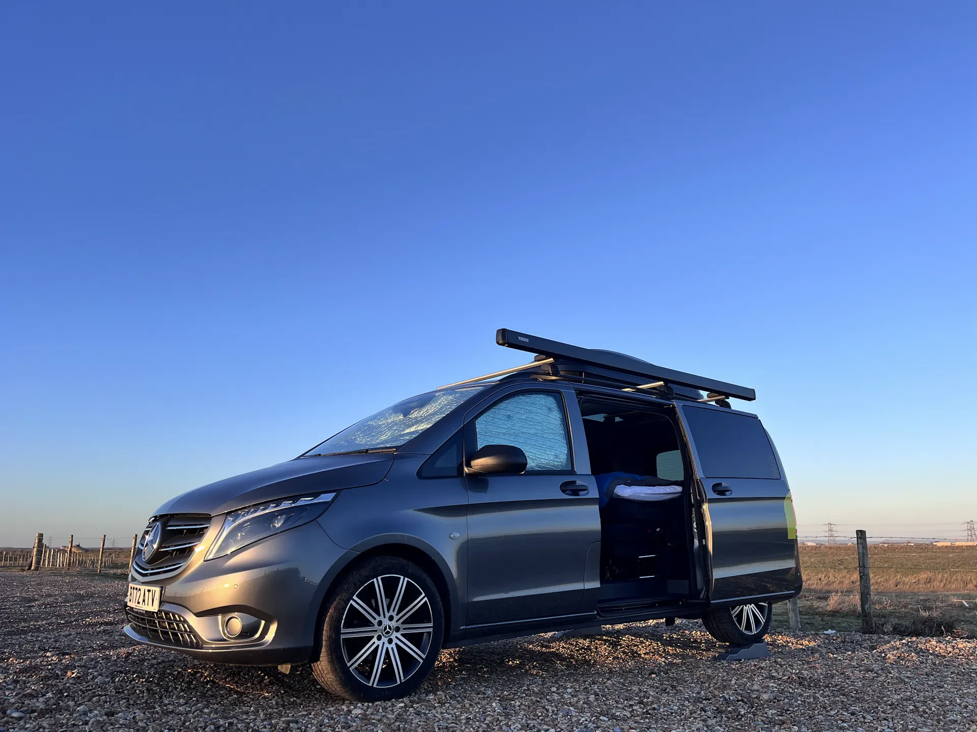 A Mercedes Campervan called FamVan and for hire in Huntingdon, Cambridgeshire