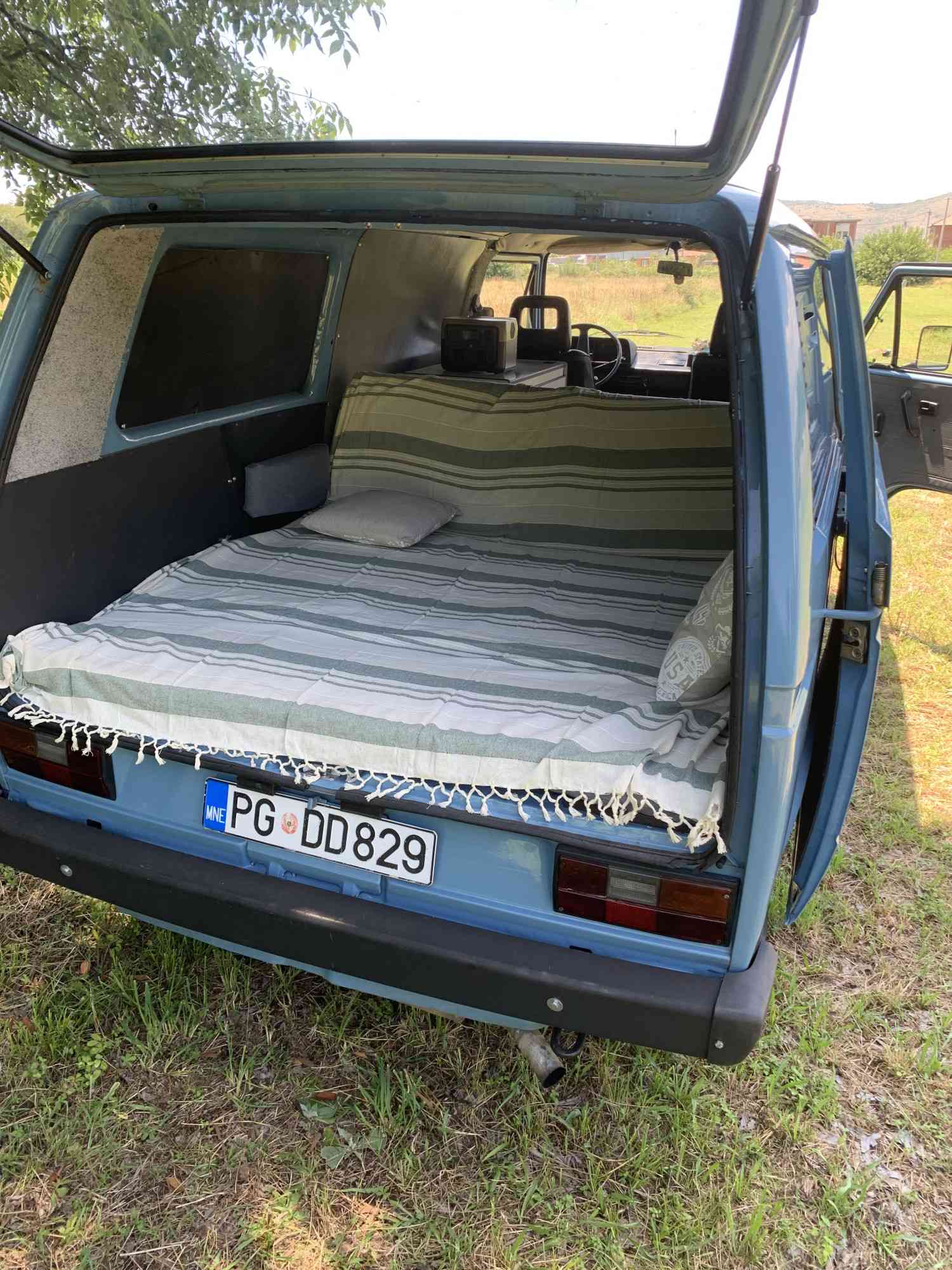 A VW T3 Campervan called Blue-Westfalia-Camper and for hire in Podgorica, Montenegro