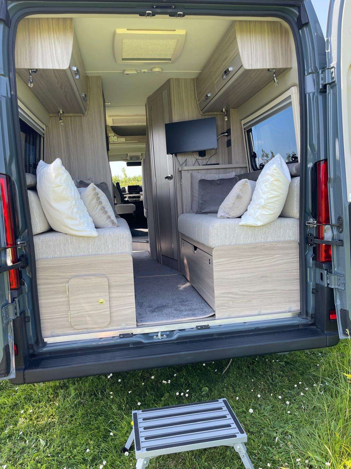 A Fiat Campervan called Berti and for hire in Wedmore , Somerset