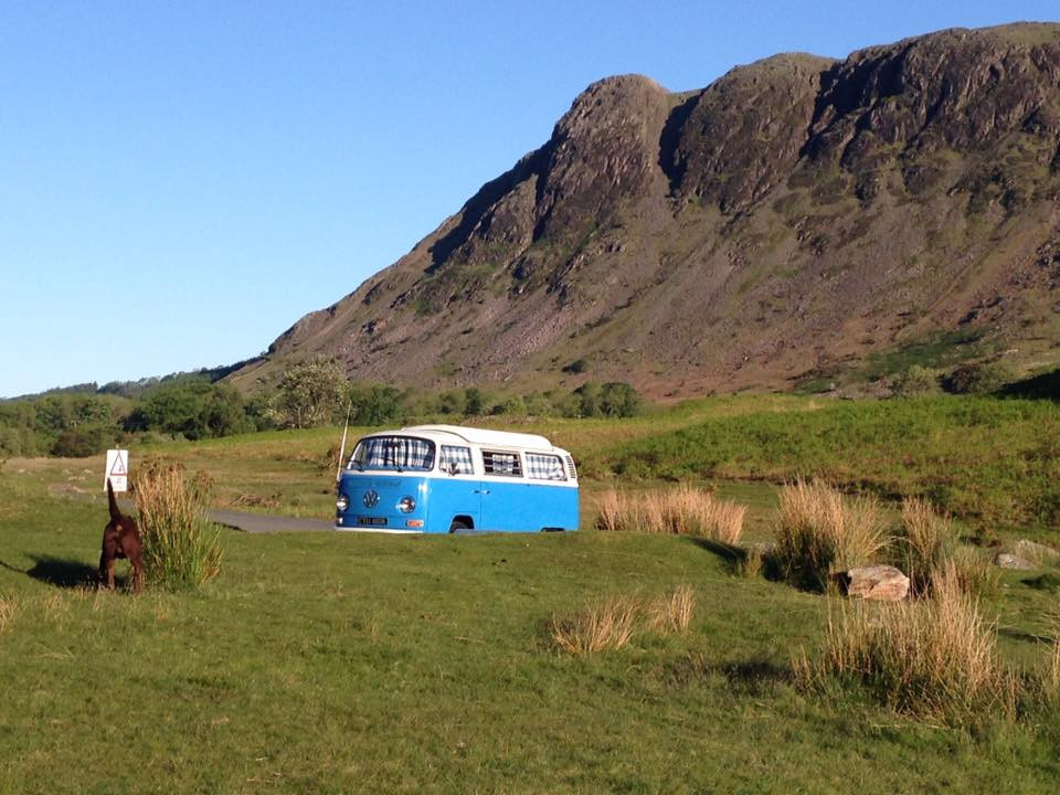 A VW T2 Classic Campervan called Bluebell-The-Camper and for hire in Cronton, Cheshire