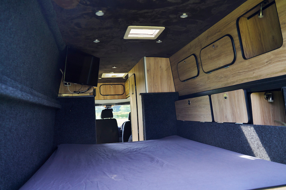 A Mercedes Sprinter Campervan called Silver-Comet and for hire in Brighton & Hove, East Sussex
