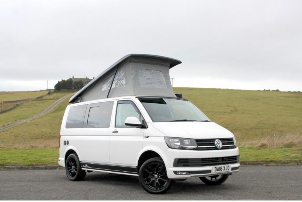 A VW T6 Campervan called Elvis and for hire in West Yorkshire, England