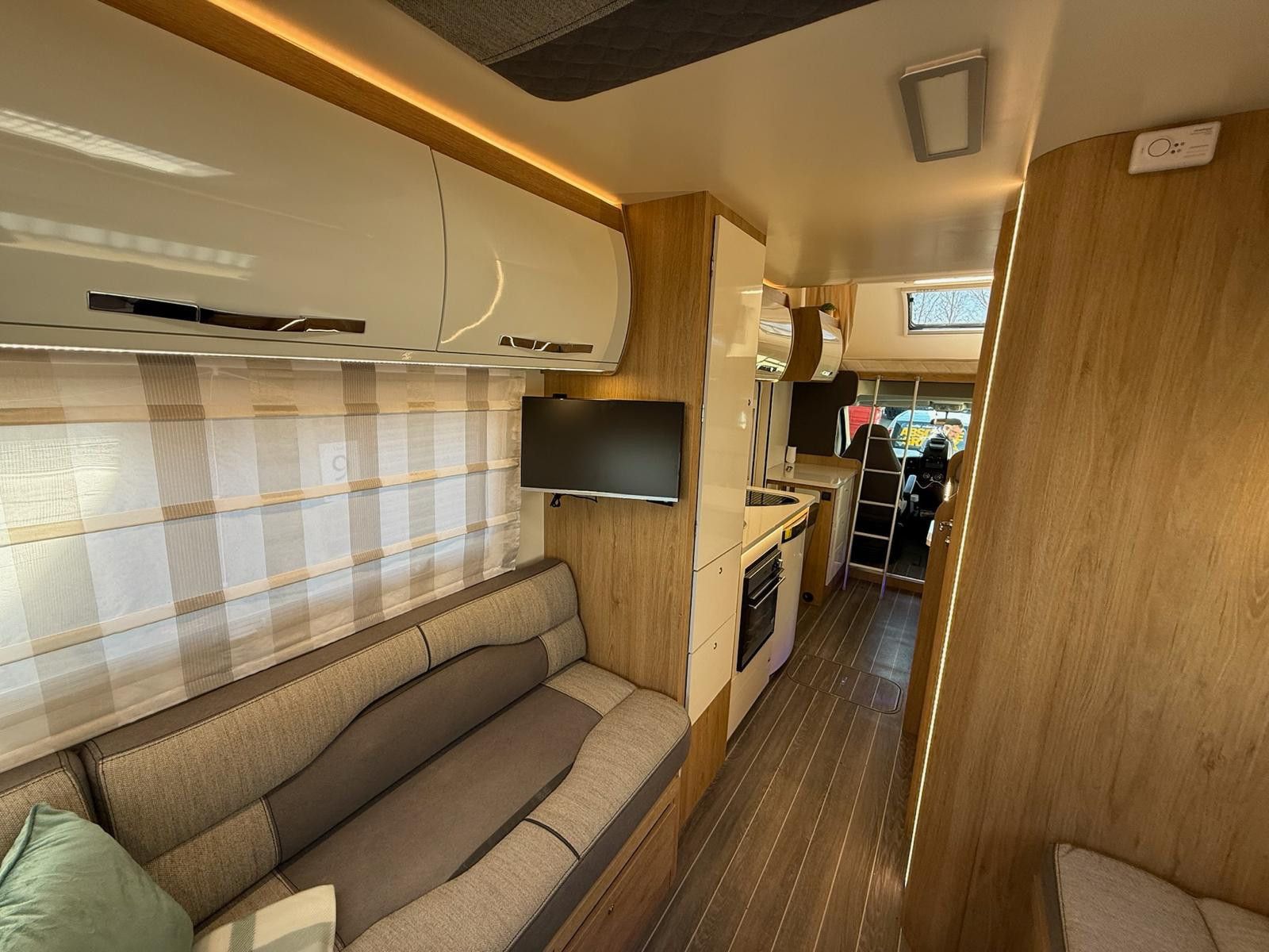 A OverCab Motorhome called Sabrina and for hire 