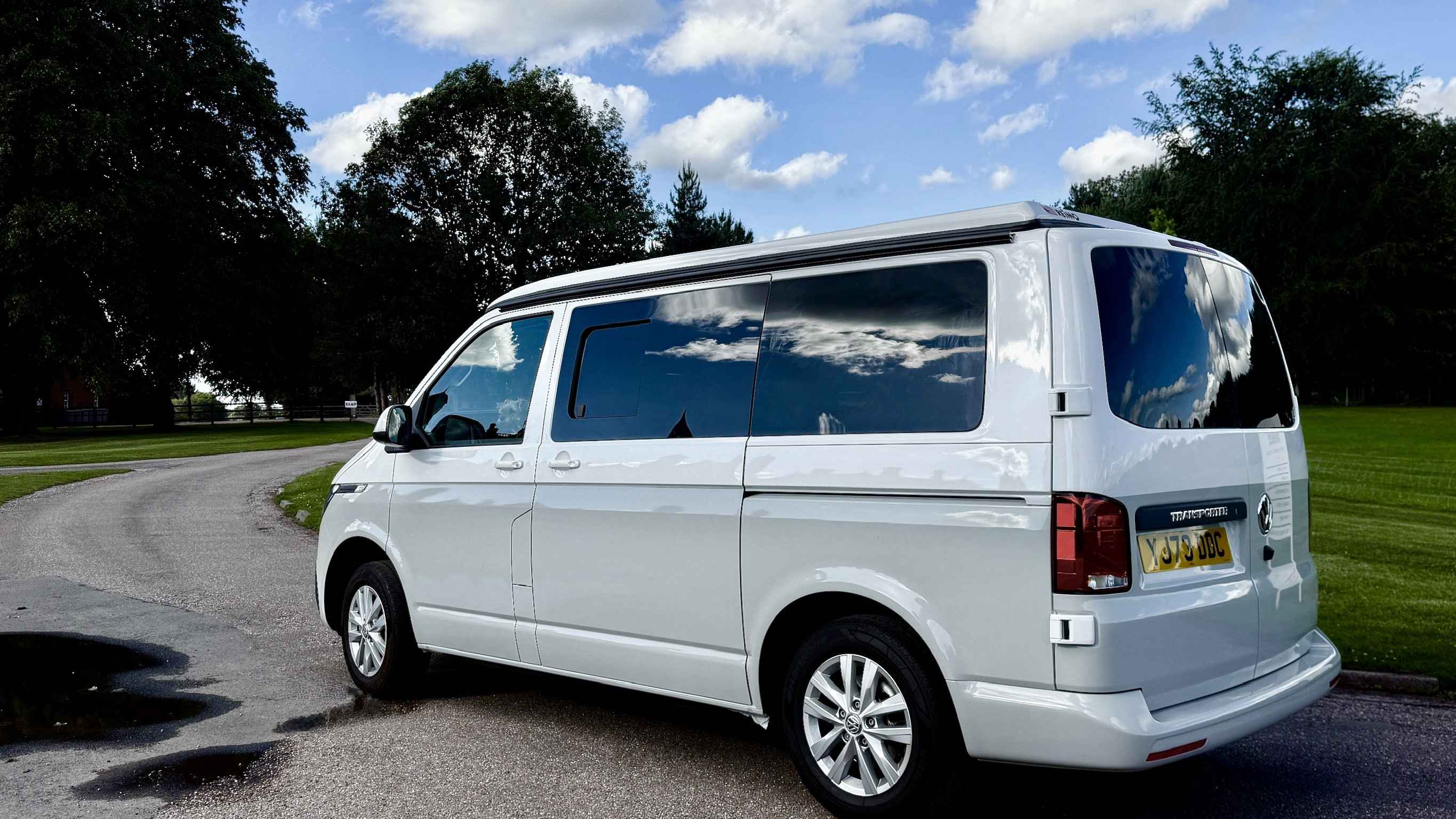 A VW T6 Campervan called Tina and for hire in Knutsford, Cheshire