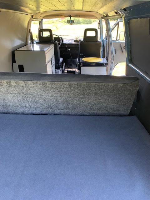 A VW T3 Campervan called Blue-Westfalia-Camper and for hire in Podgorica, Montenegro