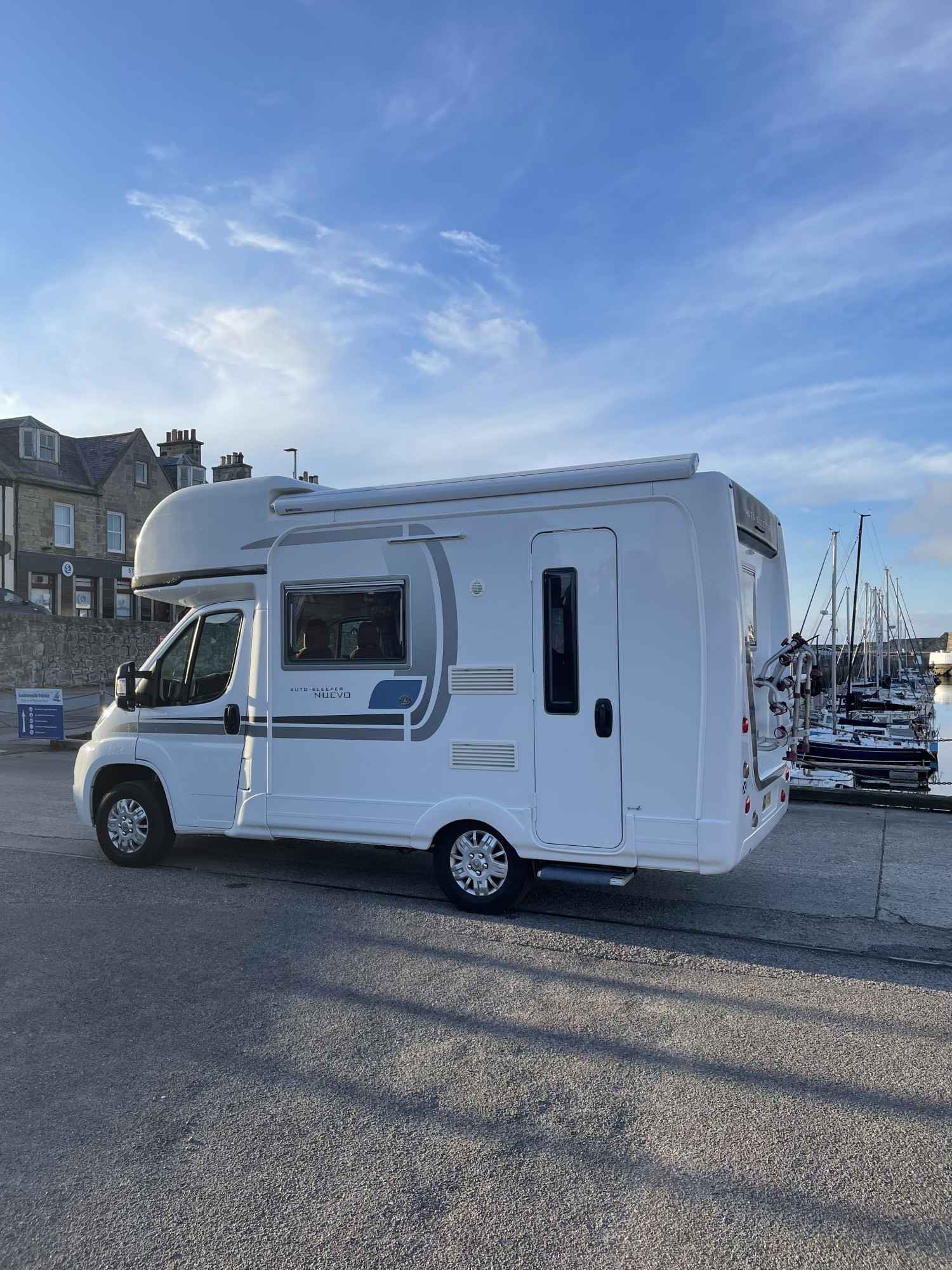 A Auto Sleepers Motorhome called Lisa and for hire in Hopeman , Moray