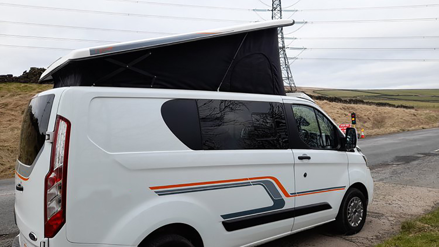 A Ford Campervan called Transit and for hire in Rochdale, Lancashire