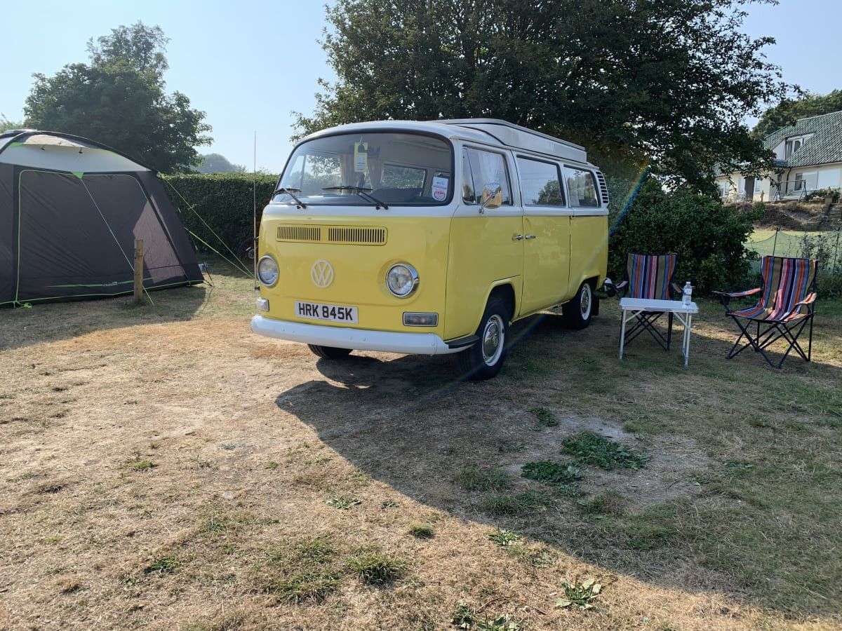 A VW T2 Classic Campervan called Daffy and for hire in Whitstable, Kent