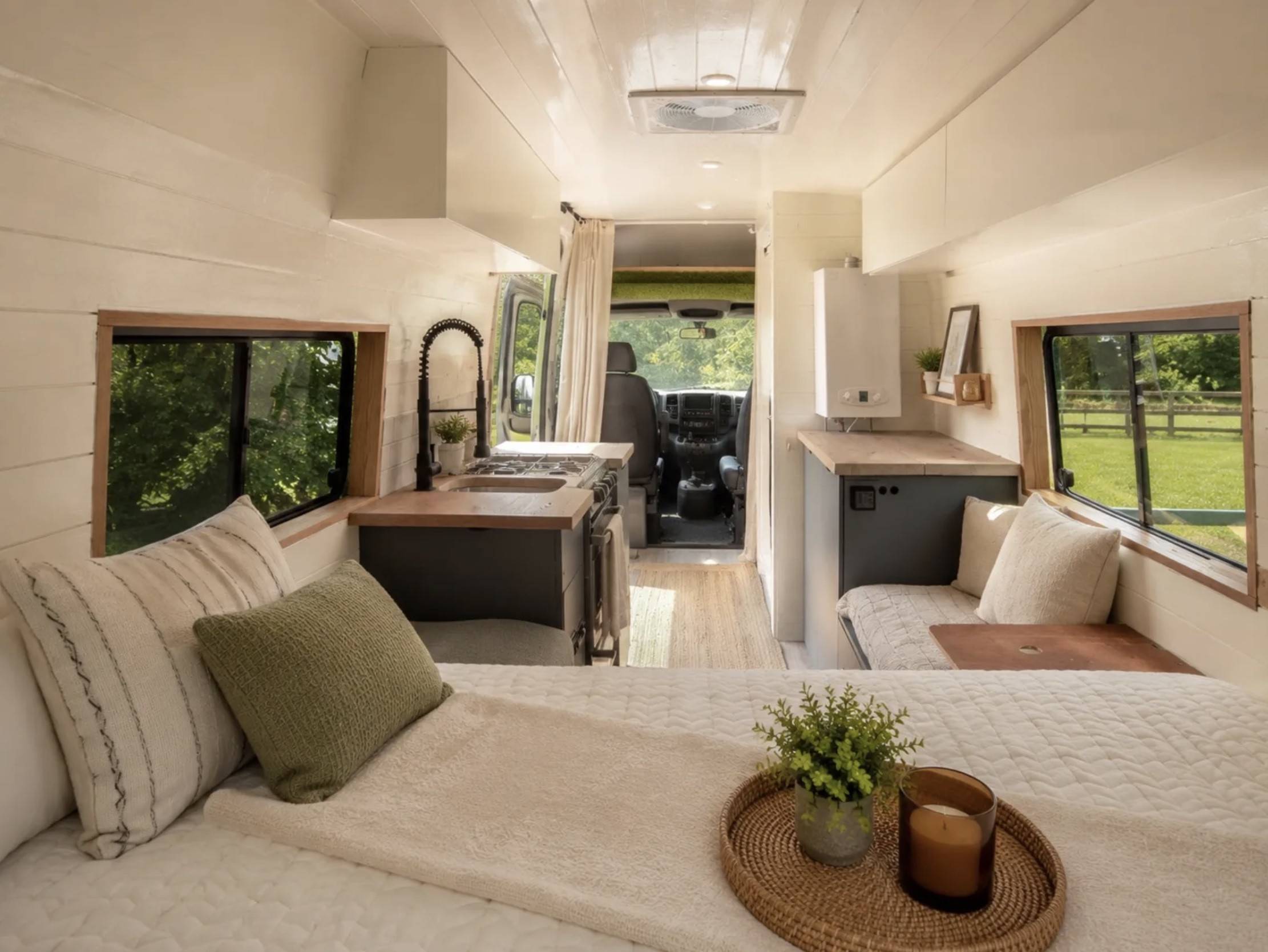 A Mercedes Sprinter Campervan called White-Spirit and for hire in Hickstead, West Sussex