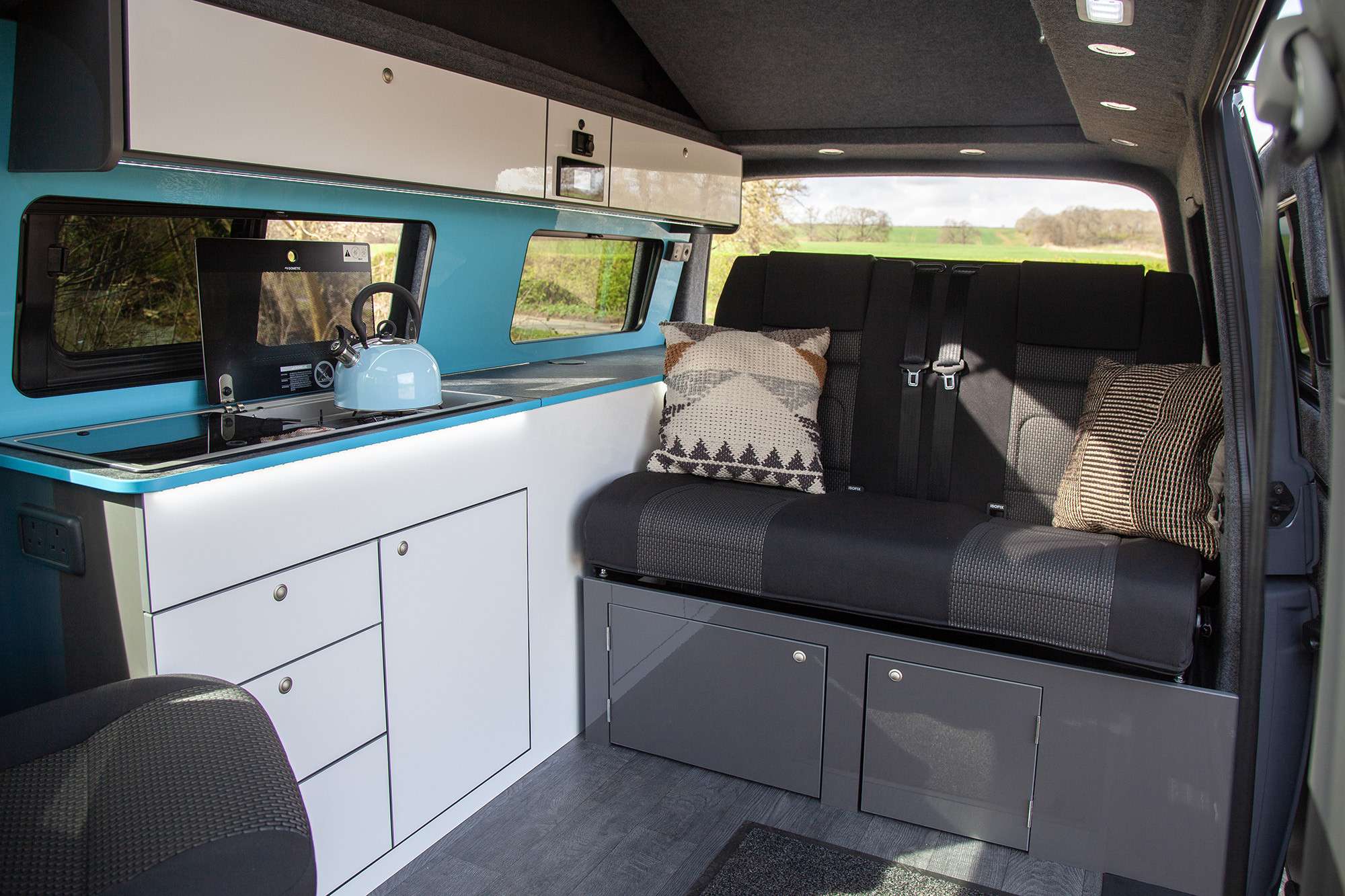 A VW T6 Campervan called Perry and for hire in Northampton, Northamptonshire