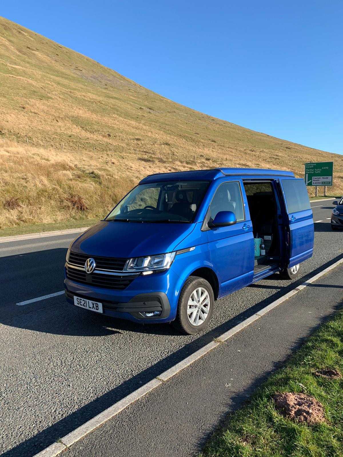 A VW T6 Campervan called Bluey-P- and for hire in Wiltshire, Wiltshire