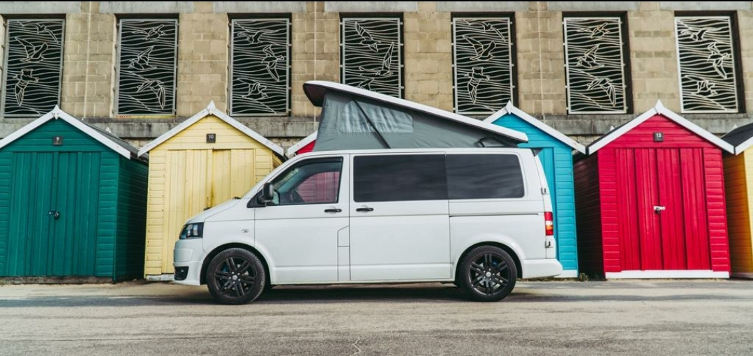 A VW T5 Campervan called Barbarella and for hire in Bournemouth, Dorset