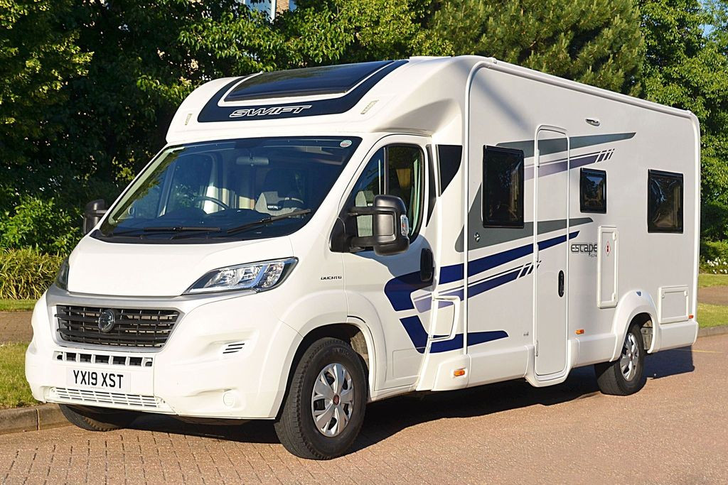 A Swift Motorhome called Swifty and for hire in Grindon, Staffordshire