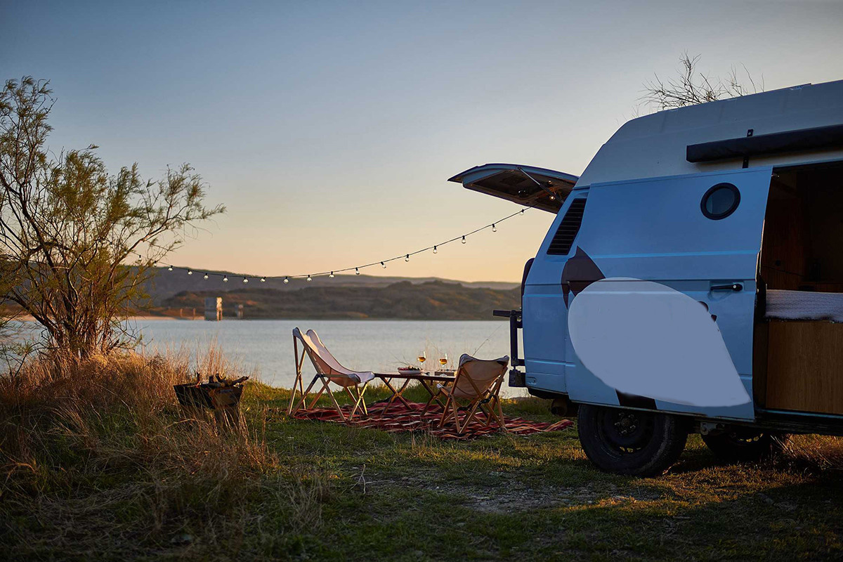 A VW T3 Campervan called Lurji and for hire in Tbilisi, Georgia