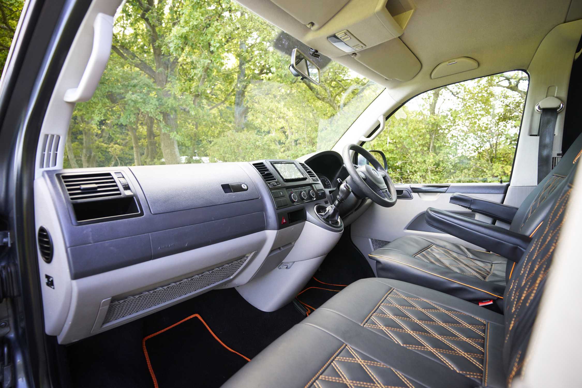 A VW T5 Campervan called Tangerine-Dream and for hire in Hove, West Sussex