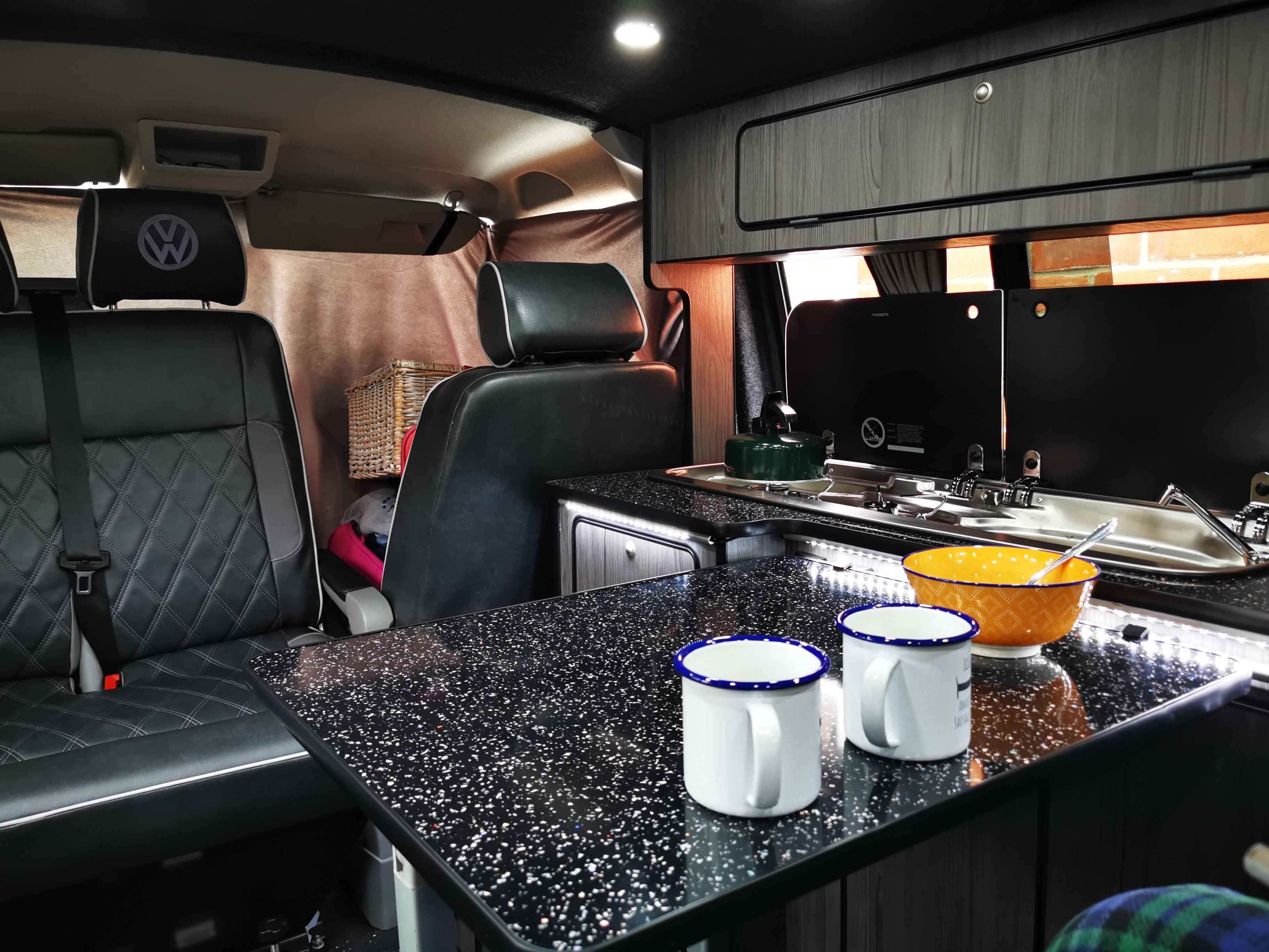 A VW T5 Campervan called Vinny and for hire in Lancashire, Greater Manchester