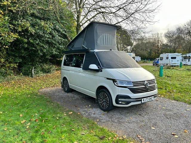 A VW T6 California Campervan called Bernie and for hire in Wiltshire, England
