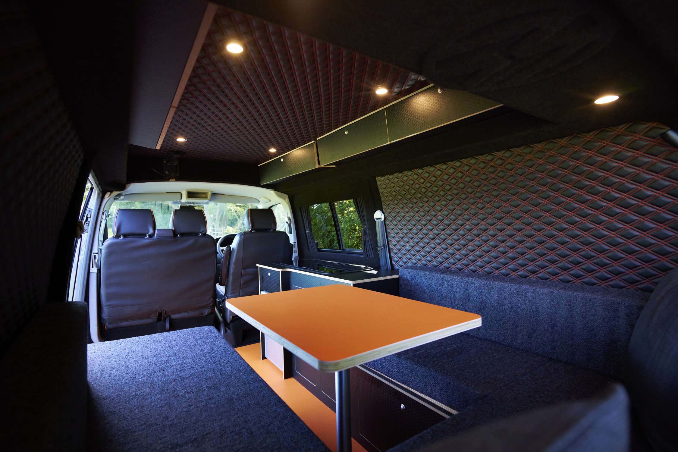 A VW T5 Campervan called Tangerine-Dream and for hire in Hove, West Sussex