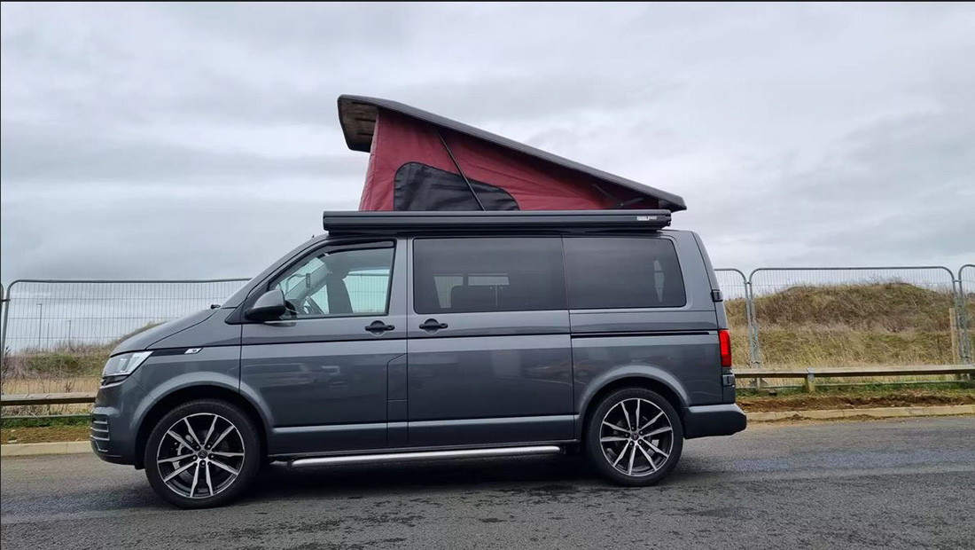 A VW T6 Campervan called Clive and for hire in Leicestershire, England