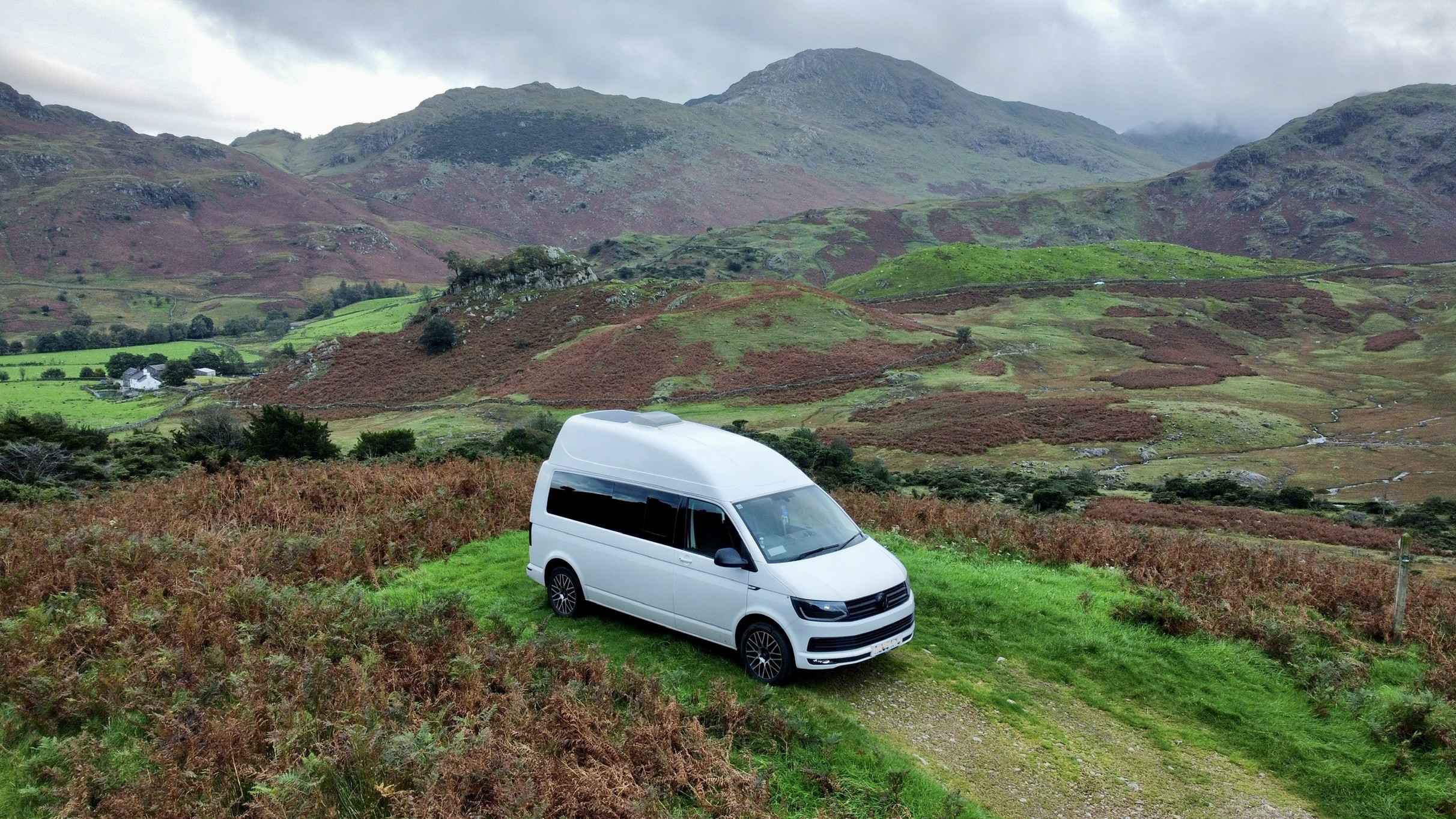 A VW T6 Campervan called Alpina-1224 and  for hire in Cumbria, Cumbria