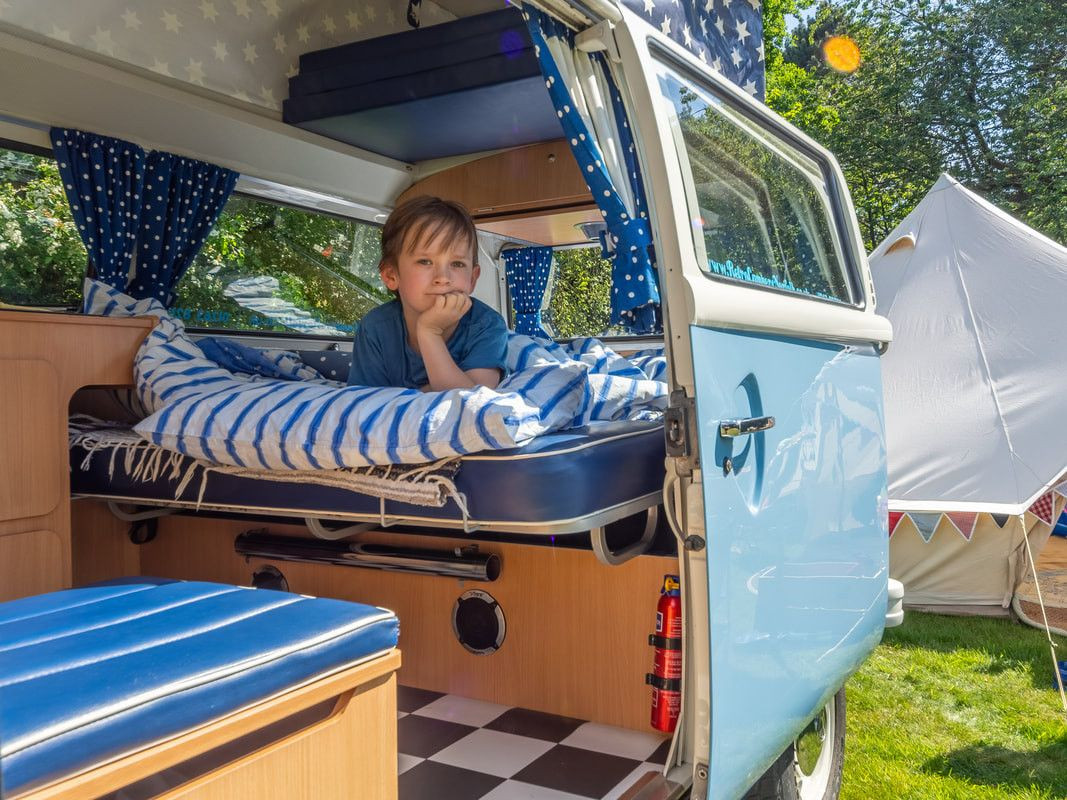 A VW T2 Classic Campervan called Blue-Sky-VW and for hire in King's Lynn, Norfolk