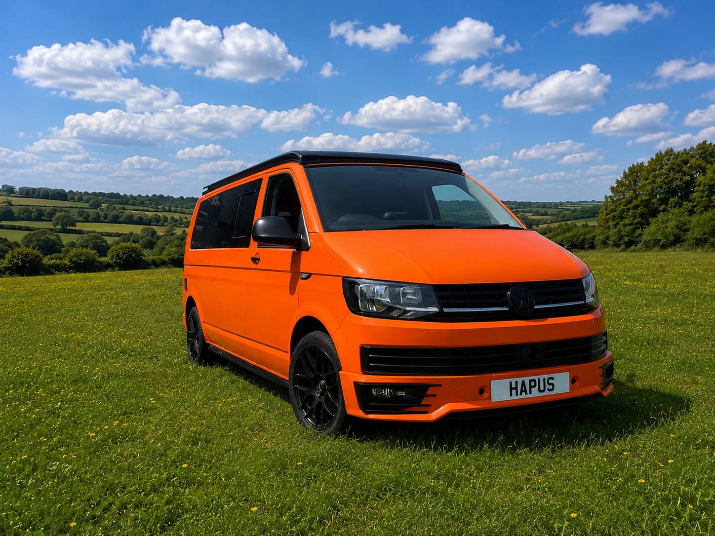 A VW T6 Campervan called Hapus and for hire 