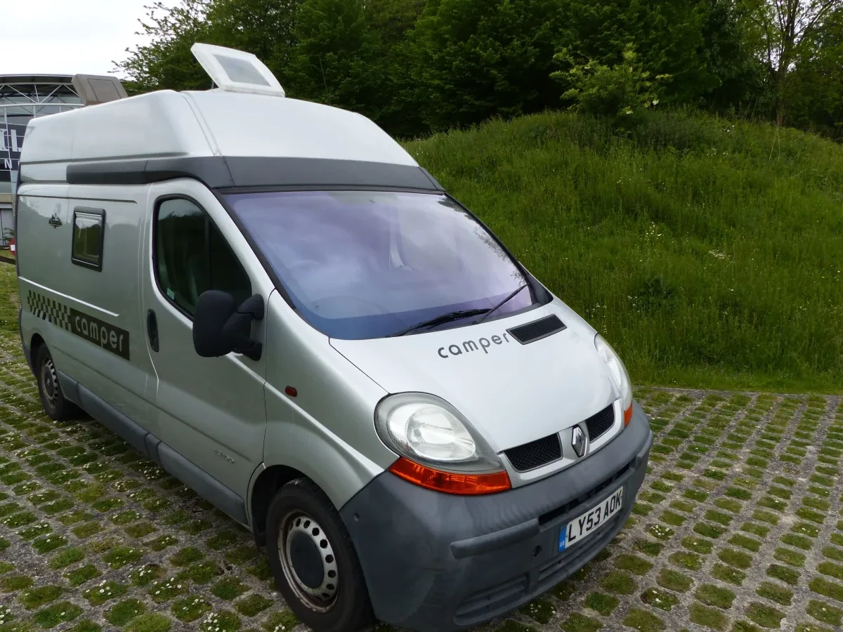 A Renault Campervan called Camper and for hire 