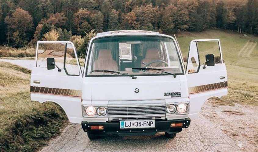 A VW T3 Campervan called Bonsai and for hire in Ljubljana, Slovenia