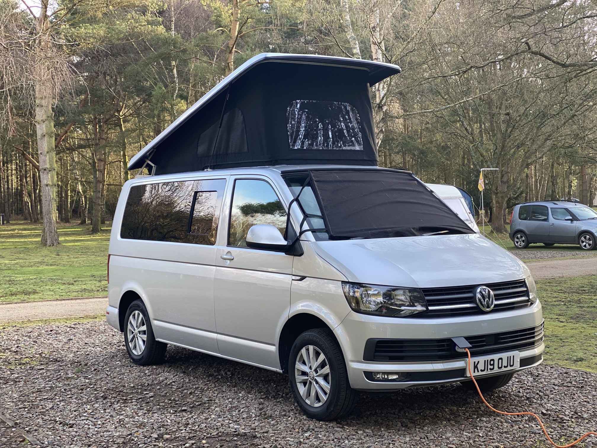 A VW T6 Campervan called Flutter and for hire in Maidstone, England