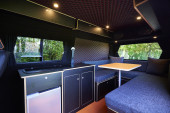 A VW T5 Campervan called Tangerine-Dream and for hire in Hove, West Sussex