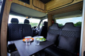 A Mercedes Sprinter Campervan called Silver-Comet and for hire in Brighton & Hove, East Sussex