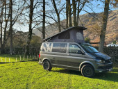 A VW T6 Campervan called Swampy and for hire in Oldham, Lancashire
