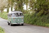 A  Campervan called Willow-Van and Willow. 'The open road for hire in Haverfordwest, Pembrokeshire