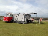 A Other Campervan called Rupert the Bear-1219 and Rupert with his drive away awning for hire in Newtownards, Down
