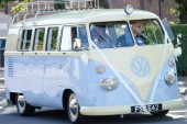 A VW T1 Splitscreen Campervan called BlueCream-Split and Blue and cream splitscreen for hire in Gillingham, Kent