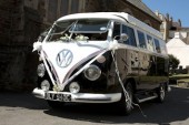 A VW T1 Splitscreen Campervan called Betty-VW and for hire in Exmouth, Devon