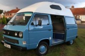 A VW T3 Campervan called Abbie and Hello for hire in Hingham, Norfolk