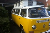 A VW T2 Classic Campervan called Haroldinho and for hire in Canterbury, Kent