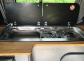 A VW T5 Campervan called Maple and Kitchen facilites for hire in , Hertfordshire
