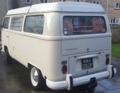 A VW T2 Classic Campervan called Begbie and New rear tow bar for camping trailer. for hire in Halifax, West Yorkshire