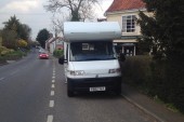 A Swift Motorhome called Suntor and Suntor Front view for hire in Woodbridge, Suffolk