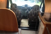 A  Motorhome called ChaussonF2 and View from bed  for hire in Woodbridge, Suffolk