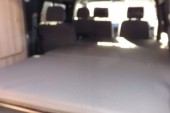 A  Campervan called Spud and Huge rear bed for hire in Halifax, West Yorkshire